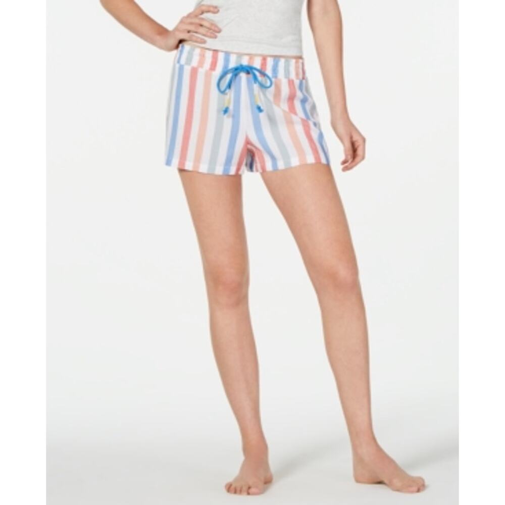 Jenni Women's Light Weight Printed Pajama Shorts, Bold Striped, small